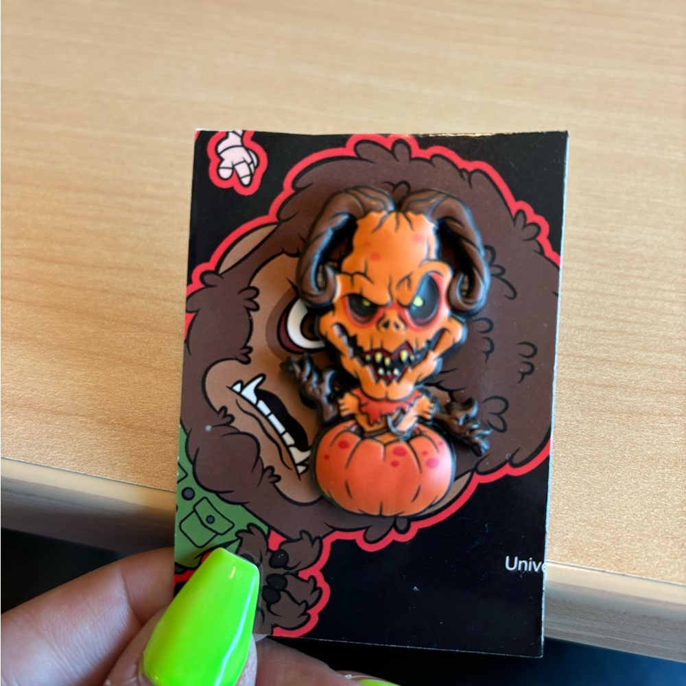 Halloween Scary Pumpkin Pin